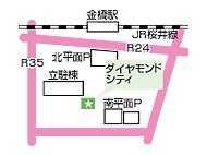 イオンモール橿原店の地図